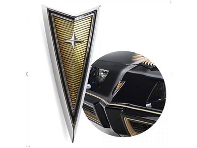 1978 - 1981 Firebird GOLD Special Edition Crest Nose Panel