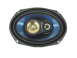 Custom Autosound 6x9-Inch 3-Way Speakers (Universal; Some Adaptation May Be Required)