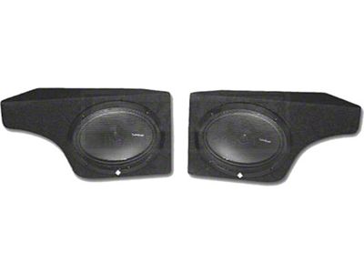 1978-1982 Corvette Custom Rear Speaker Cabinets With Speakers