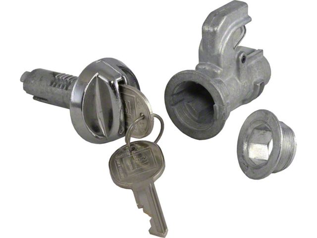 Glovebox Lock with Original Style Keys (78-82 Corvette C3)