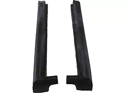 1978-1982 Corvette Side Window Rear Vertical Weatherstrip Left And Right Coupe Latex 
