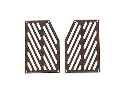 1978-1982 Corvette Speaker Trim Kit Rear Burlwood