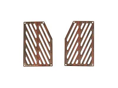 1978-1982 Corvette Speaker Trim Kit Rear Rosewood