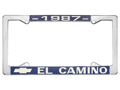 1978-1987 El Camino License Plate Dealership Frame