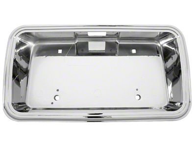 1978-1987 El Camino Rear Chrome License Plate Pocket