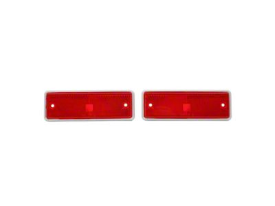 1978-1987 El Camino Rear Side Marker Light Assembly, Right and Left Hand, Sold as a Pair