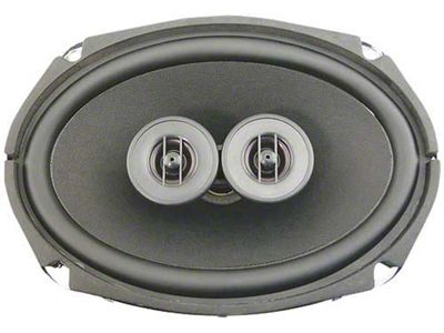 Custom Autosound 1978-79 Ford Bronco Dual Front Speaker Assembly, Mounts In Dash, 140 Watts (For Ford only)