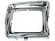 1978-79 Ford Bronco Right Head Lamp Door With Rectangular Head Lamp - Chrome