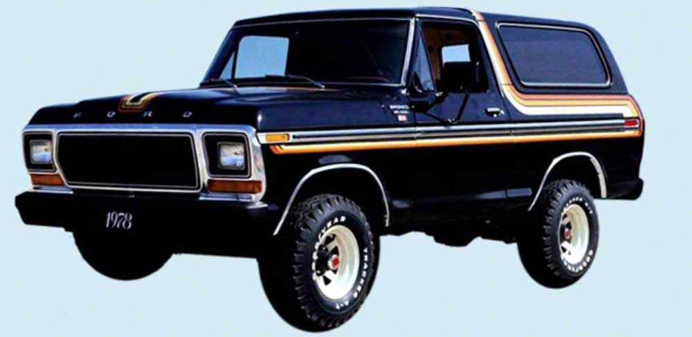 Ecklers 1978-79 Ford Bronco XLT FreeWheeling Edition Stripes