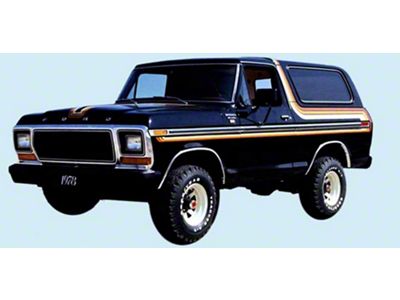 1978-79 Ford Bronco XLT FreeWheeling Edition Stripes