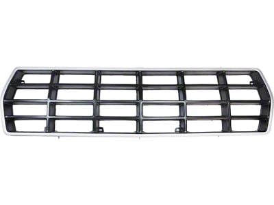 1978-79 Ford Pickup Grille Shell Insert, Argent And Charcoal, F100-F350