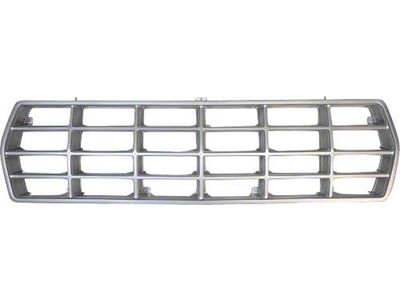 1978-79 Ford Pickup Grille Shell Insert, Argent, F100-F350