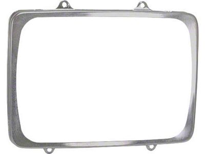 1978-79 Ford Pickup Headlight Retaining Ring, Rectangular Type, Genuine Ford