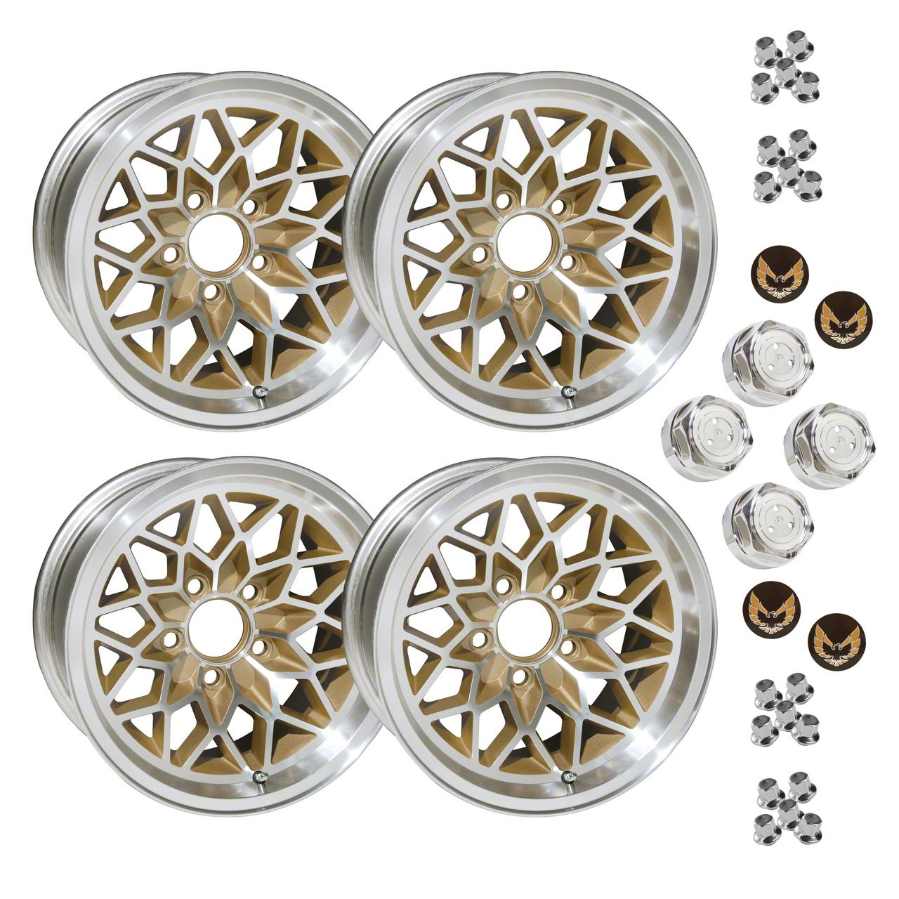 サマーセール ミニグランド バンドル Ecklers Wheel Vision Midway -19mm 15x8; Wheel; Polished 邦楽