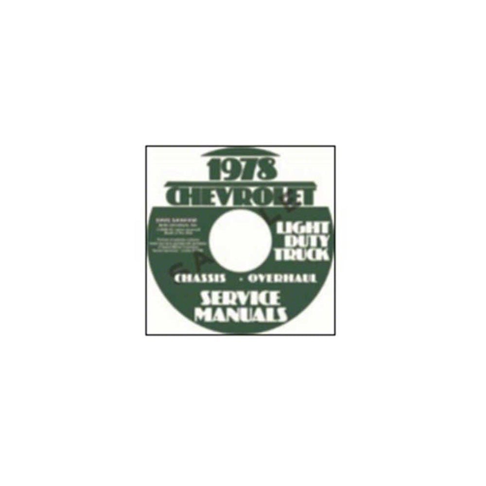 Ecklers 1978 Chevrolet Truck Shop and Overhaul Service Manuals (CDROM)