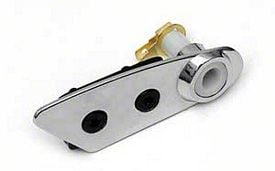 Ecklers T-Top Rear Mount Plate with Switch; Chrome; Passenger Side