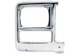 Headlight Bezel, Sngl Rect HL, RH 79-80
