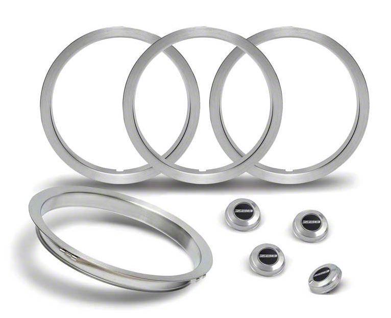 OER 881225 5-Spoke Wheel Center Cap Set For 1979-1981 Chevy Camaro Z28 – OEM Style