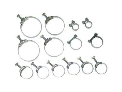 1979-1981 Corvette Radiator And Heater Hose Clamp Kit For Cars With Air Conditioning (Sports Coupe)