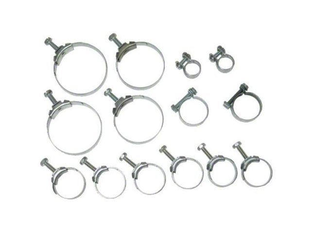 1979-1981 Corvette Radiator And Heater Hose Clamp Kit For Cars With Air Conditioning (Sports Coupe)