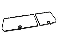 1979-1982 Corvette Rear Compartment Door Frames, Black/Paintable 