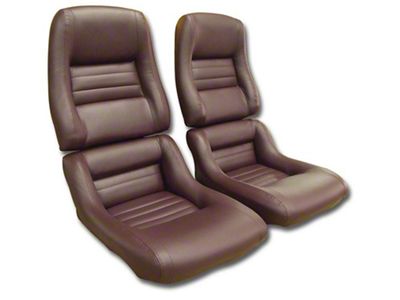 1979-1982 Corvette Seat Covers, With 2 Bolster, All Leather