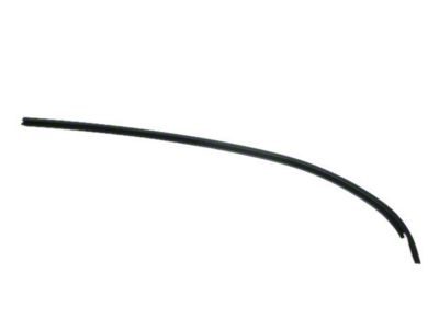 1979-1982 Corvette T-Top Molding Front Right Black For Painted Roof