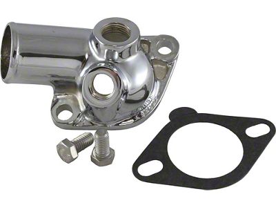 1979-1982 Corvette Thermostat Housing With 2 Emission Ports Chrome Small Block (Sports Coupe)