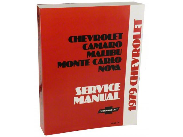 El Camino Shop Manual, 1979