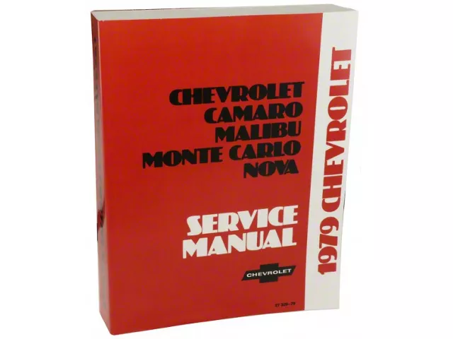 El Camino Shop Manual, 1979