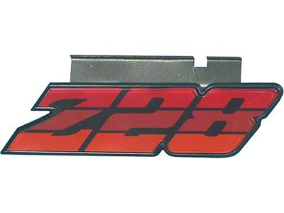 Grille Emblem,Z28,Red,80-81 (Z/28 Coupe)