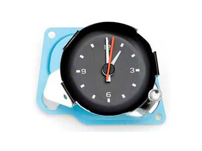 1980-1981 Corvette Reproduction Quartz Movement Clock New Factory (Sports Coupe)