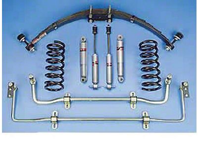 1980-1982 Corvette Suspension Package With Steel Rear Spring