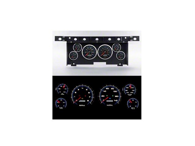 1980-1986 Ford Bronco CFR Series Gauge Kit, Blue