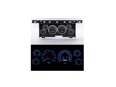 1980-1986 Ford Bronco New Vintage Performer II Series Gauge Kit, Black