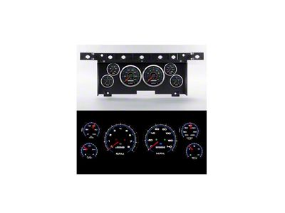 1980-1986 Ford F-Series Truck CFR Series Gauge Kit, Blue