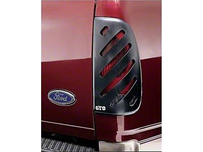 1980-1986 Ford Pickup Truck Tailblazers Taillight Covers - Right and Left - Smoke