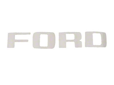 1980-1986 Ford Pickup Truck Tailgate Letter Decal Set - White