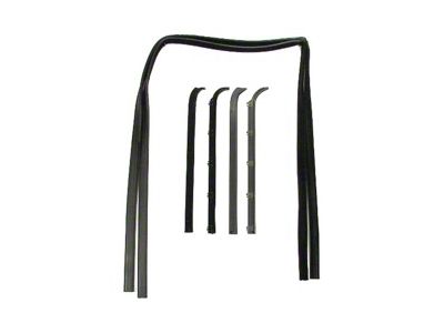 1980-1986 Ford Truck, Beltline Molding And Run Channel Kit, 6 Piece