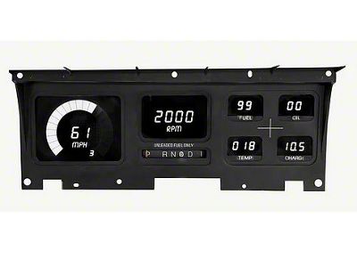 1980-1986 Ford Truck - LED Digital Gauge Cluster- White