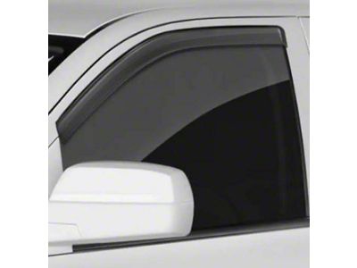 1980-1996 Bronco Ventgard Sport Style Window Deflectors - Front - Carbon Fiber Look