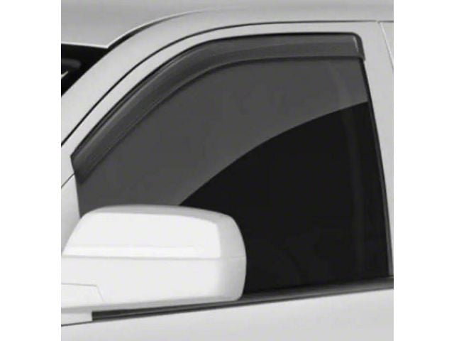 1980-1996 Bronco Ventgard Window Deflectors - Front - Smoke