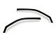 1980-1996 Ford Pickup Truck Ventgard Snap Style Window Deflectors - Front - Smoke