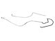 1980-81 Camaro Front to Rear Fuel Line, 3/8 Steel, Z28 (Z28 Coupe)