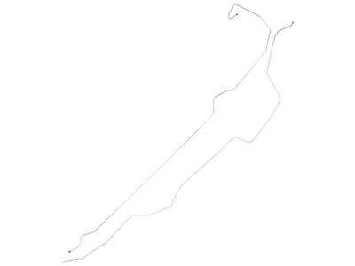 1980-86 Ford F-Series Pickup 2WD 3/16 Fuel Vapor Lines - 2 Pieces, Driver's Side Tank - Original Steel