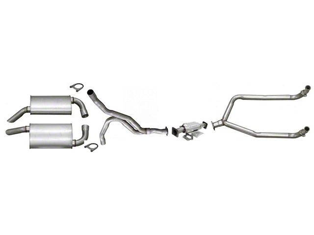 1980 Corvette Exhaust Kit Small Block 2-1/2 With All Transmissions (Sports Coupe)