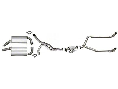 1980 Corvette Exhaust Kit Small Block 2-1/2 With All Transmissions (Sports Coupe)