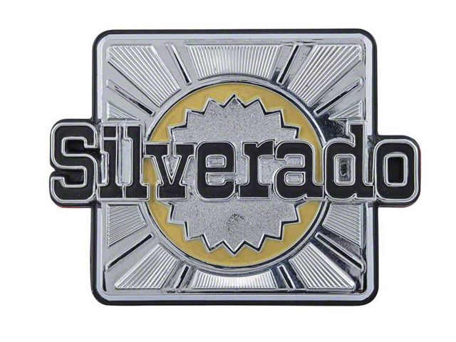 1981-1888 Chevy K5 Blazer Rear Side Emblems, Silverado