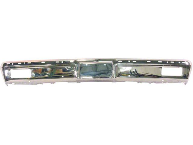 Front Bumper With Impact Strip Holes-Chrome-AMD