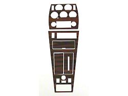 Center Dash And Console Kit For Cars With Air Conditioning Rosewood (81-82 Corvette C3)